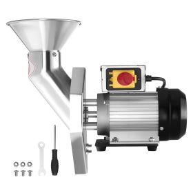 550W Electric Fruit Apple Crusher, SUS304 Desktop Crushing Machine, Grinds Whole Apples Up to 2.76" Dia, 60 KG/H Capacity, Cider Press for Apples
