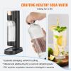 Sparkling Water Maker, Soda Maker Machine for Home Carbonating, Seltzer Water Starter Kit with BPA-free 1L PET Bottle, 2 CO2 Cylinders