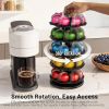 Rotary Coffee Pod Capsules Carousel Holder Organizer Compatible with 40 Nespresso Vertuoline Capsules (Black)